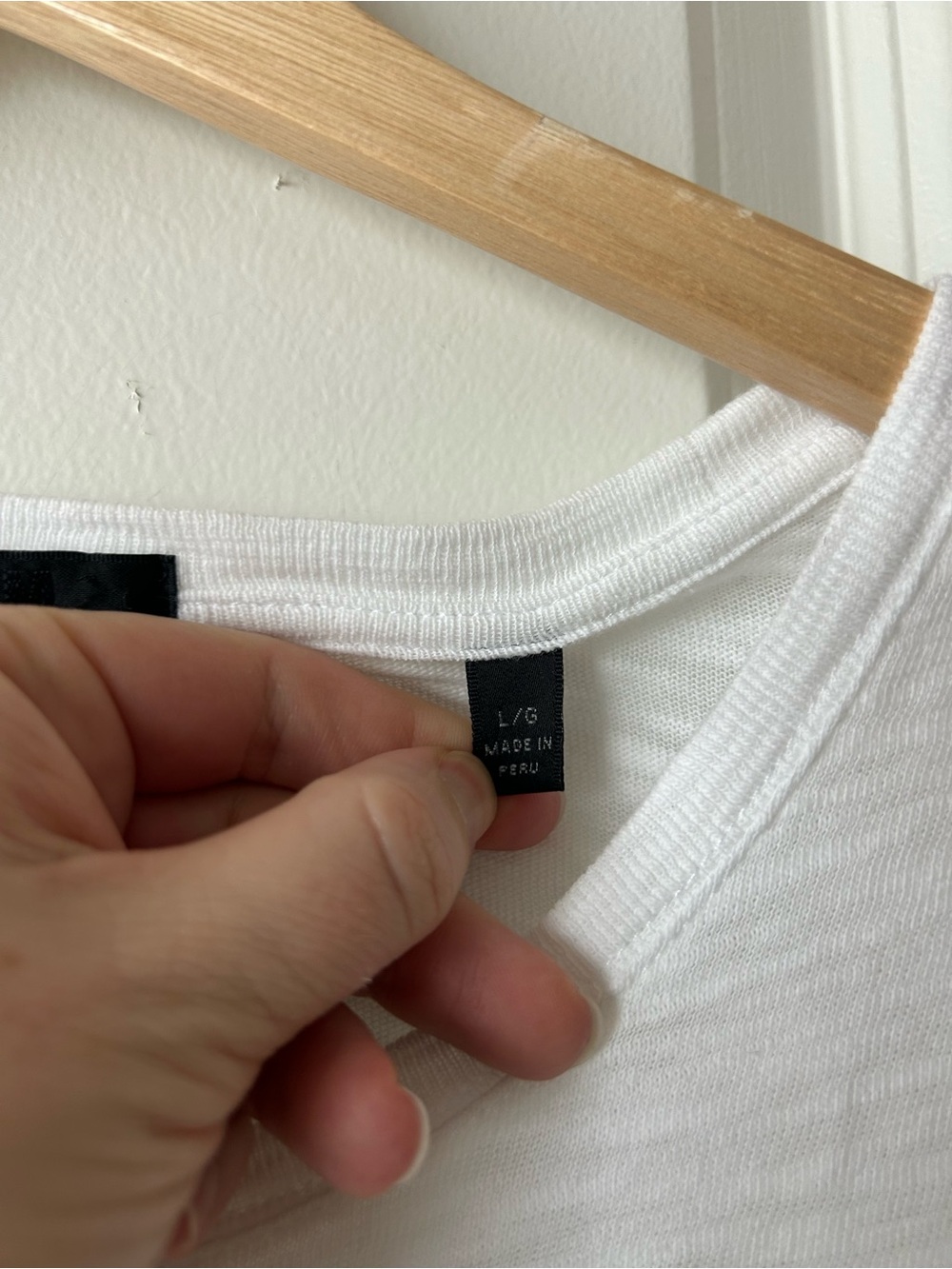 ATM 100% Cotton Slub Jersey Long Sleeve Sz L - Picture 2 of 5